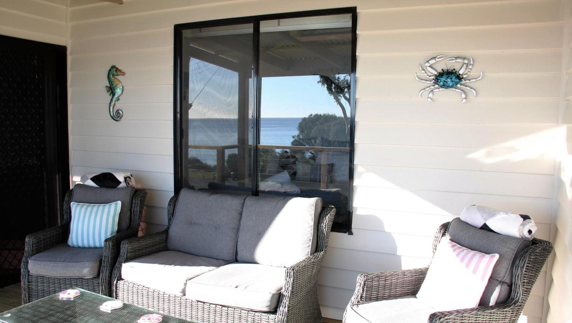 Kingfisher Cottage Beachfront At The Binalong Bay المظهر الخارجي الصورة